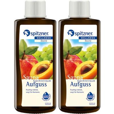 Spitzner Saunaaufguss Früchtetraum Wellness 2x 2x190 ml Konzentrat