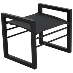 Brafab Gartenhocker Vevi Aluminium Schwarz