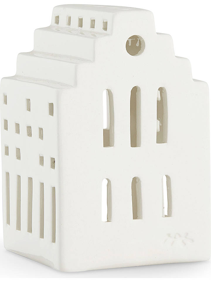 Kähler Lichthaus "Urbania Long church" in Weiß - (B)7 x (H)10 cm - onesize