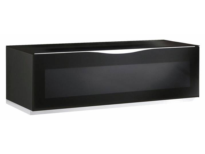 Munari TV-Lowboard MODENA, schwarz, Glas