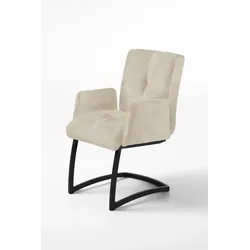 Exxpo by Gala Freischwinger Affogato Lederoptik Beige Sand