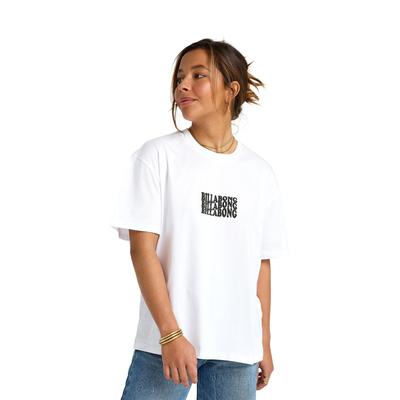 T-Shirt BILLABONG "In The Beyond", Damen, Gr. S, weiß, Obermaterial: 100% Baumwolle., Shirts T-Shirt