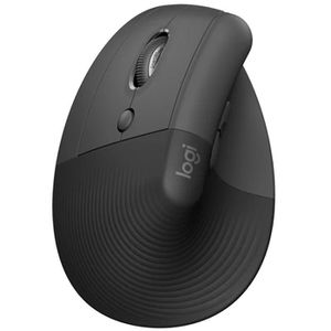 Logitech Maus Lift Left Vertical Ergonomic Mouse, 6 Tasten, 4000 dpi, kabellos, anthrazit
