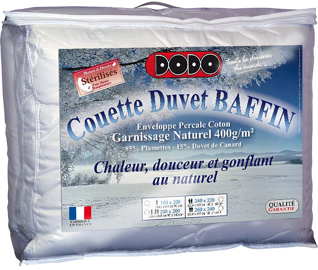 Federbettdecke Daunenbettdecke - 220 x 240 cm - DODO von BAFFIN