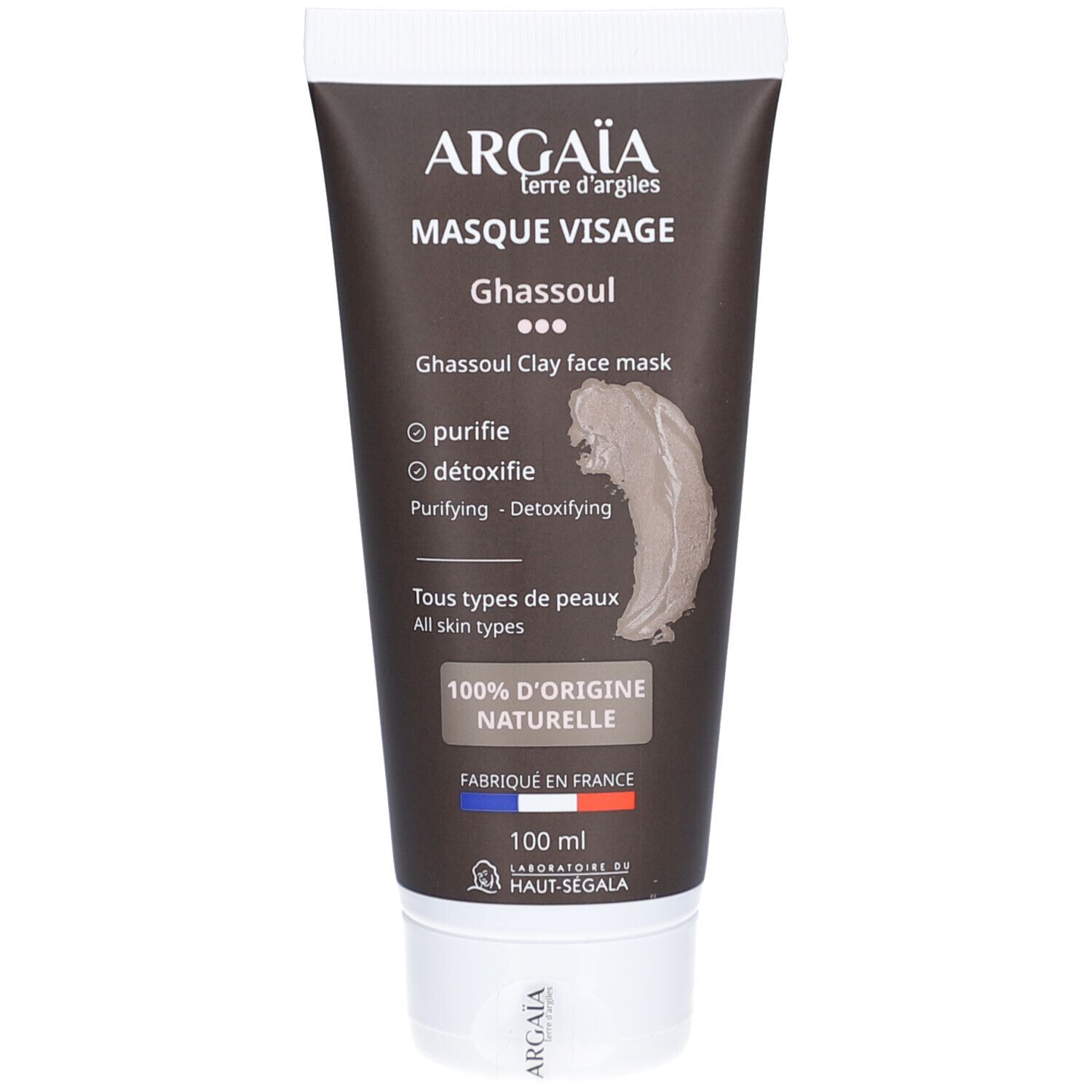 Argaia Masq VIS Ghassoul 100Ml 100 ml Gesichtsmaske