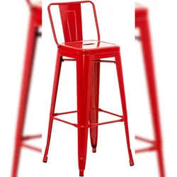 CLP Metall Barhocker Mason rot