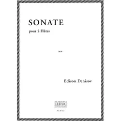 Sonate pour 2 flûtes, Fachbücher von Edison Denissow