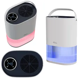 TroniTechnik® Luftentfeuchter EF-01 elektrisch für Wohnräume bis 600 ml/24 h, leiser Betrieb, 2 L Tank, LED-Anzeige, Schlafmodus, für Räume bis 20 m2