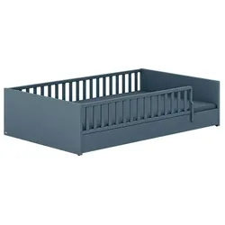 Paidi Bett Little Flo 120 x 200 cm Dekor Mattblau
