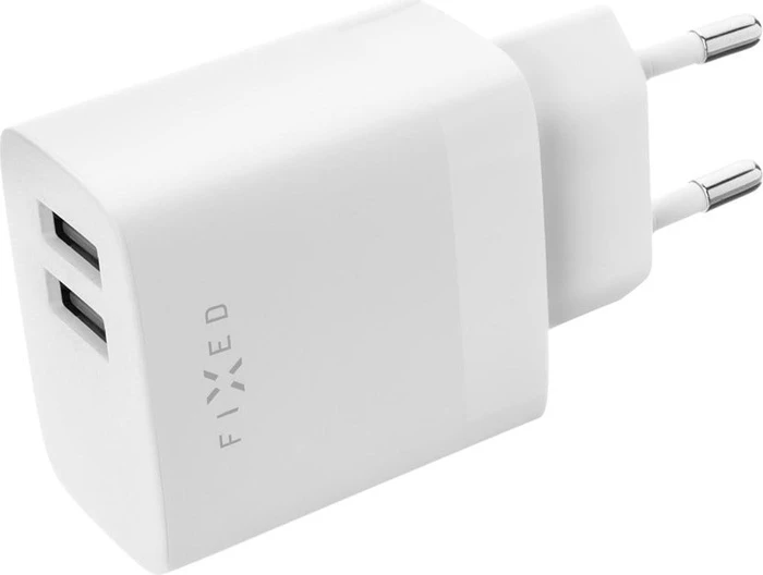 FIXED Smart Rapid Charge mit 2xUSB-Ausgang 17W weiß