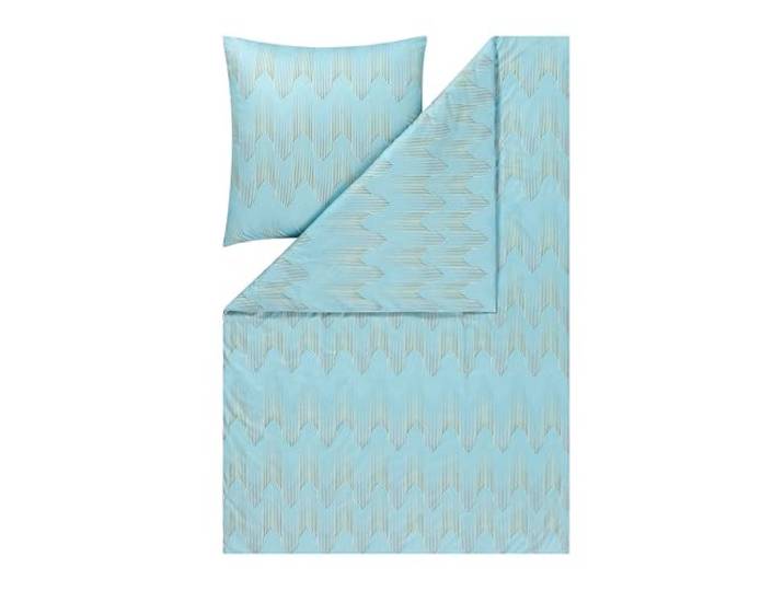 ESTELLA Mako Jersey Interlock Bettwäsche Cielo Farbe: Azur 135x200 + 80x80 cm