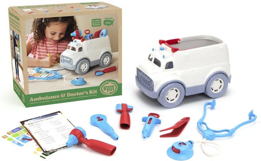 Green Toys: Ambulance & Doctor'S Kit (AMDK-1313)