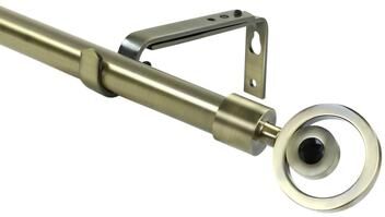 Urbanest Adjustable Stella Finial Curtain Drapery Rod