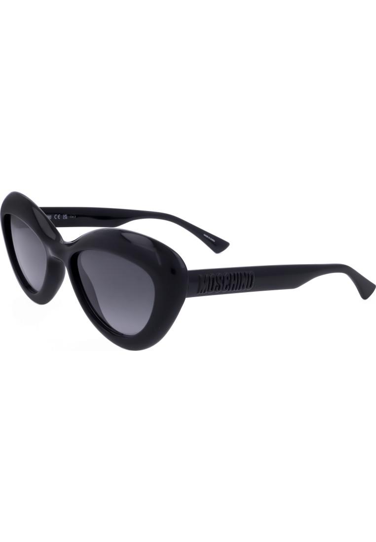 Moschino Dames 55mm Zwarte Zonnebril MOS163-S-807-55