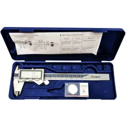 Dasqua, Messlehre, DIN EN 862 2019-0005 Digitaler Messschieber 150 mm IP54 (15 cm)