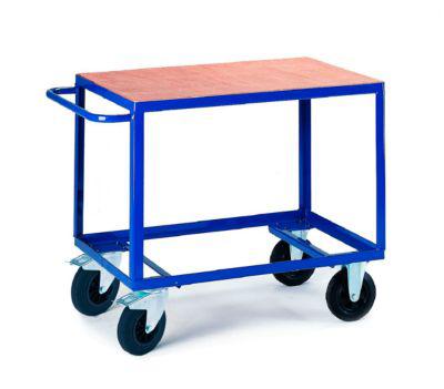 Tischwagen 1 Ladefläche, 850 x 500 mm, Tragkraft 500 kg, für Produktion und Werkstatt