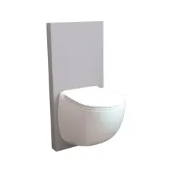 SFA Wand-WC 0044BBOX betongrau, wandhängend, ohne Verfliesen