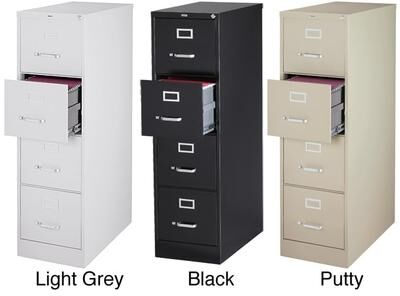 Hirsh 26.5-inch Deep 4-drawer Letter-size Commercial Vertical File Cabinet