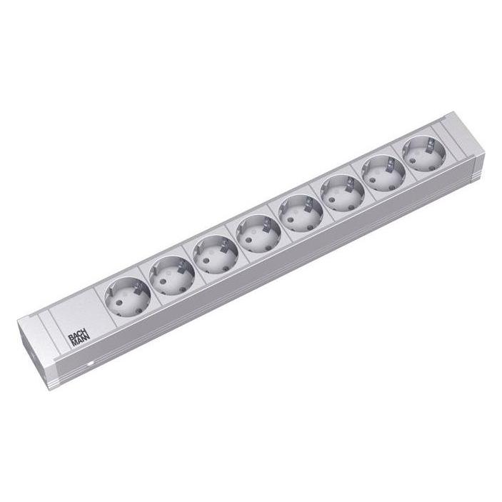 Bachmann Verlängerungsschnur (Rack (8x, CEE 7/3, CEE 7/4, CEE 7/7, 2 m) (333.001)