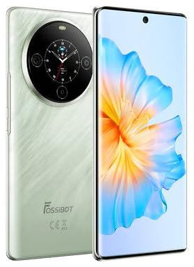 Fossibot S3 Pro smartphone met Android, 128 GB opslag, 6 GB RAM, 6,67 inch scherm, MediaTek Helio G85 processor en 5000 mAh batterij - Groen