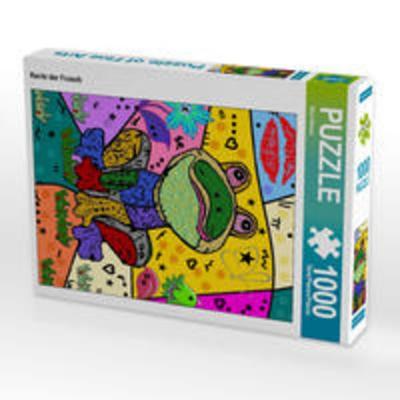 CALVENDO Puzzle Kevin der Frosch | 1000 Teile Lege-Größe 64x48cm Foto-Puzzle für glückliche Stunden