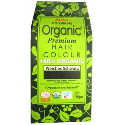 Radico Colour Me Organic Pflanzenhaarfarbe Weiches Schwarz 100 g
