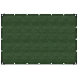 Gewebeplane oliv 2x3m UV-stabilisiert Ösen 50 cm - grün