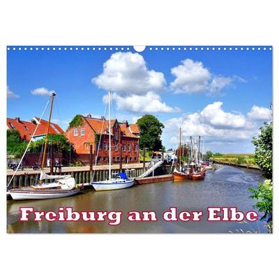 Freiburg an der Elbe (Wandkalender 2027 DIN A3 quer), CALVENDO Monatskalender