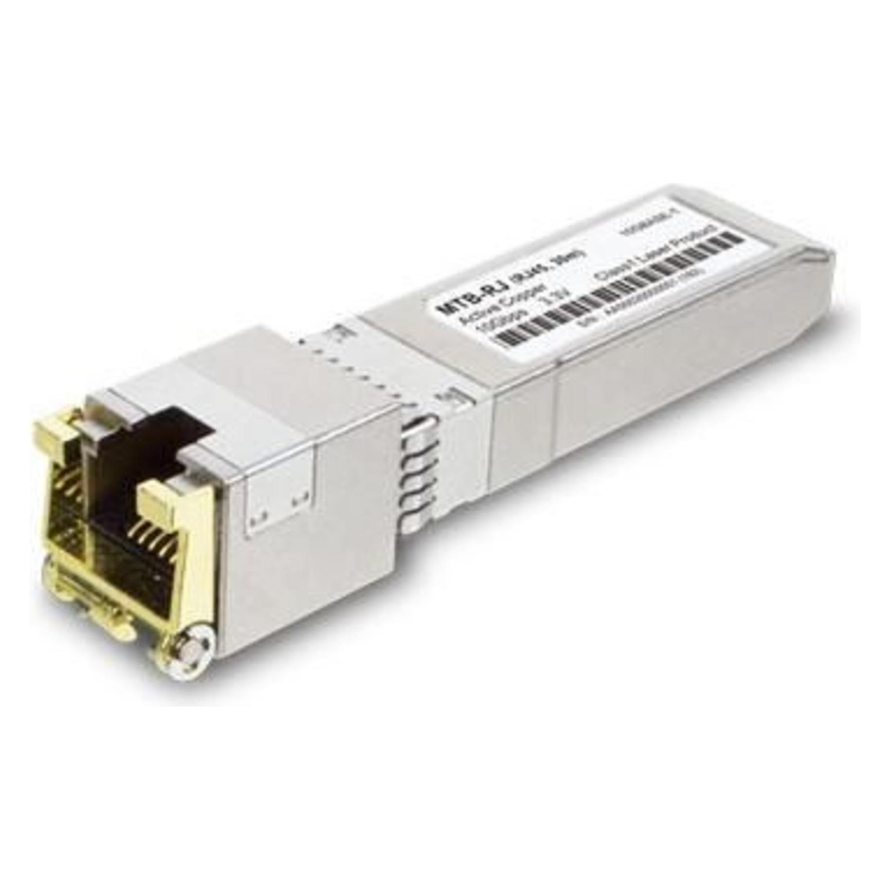 Planet 1-Port 10GBASE-T SFP+ Copper Fiber Optic Module (MTB-RJ)