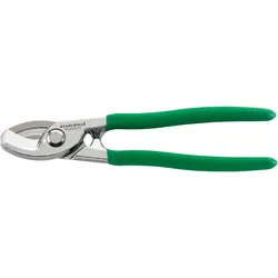 STAHLWILLE Kabelschere L.220mm Kopf verchromt Griffe Kunststoff-Überzug mit gera...