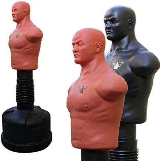Unyqoos Stand-Boxpuppe - freistehender Boxdummy, höhenverstellbar 153-178 cm, ca. 52 cm breit, technisches Latex, 18 kg, Kunststofffuß befüllbar