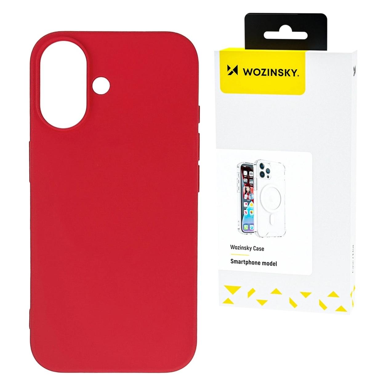 Wozinsky Silicone Case for Samsung Galaxy S25+ - Red (Samsung Galaxy S25+) (Wozinsky Silicone Case Samsung Galaxy S25+ Red)