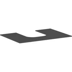 hansgrohe Xevolos E Konsole, 1 Ausschnitt mittig, 780x550mm, 54208760, Farbe: Schiefergrau Matt