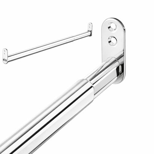 SOTECH ovale chromen uitschuifbare kledingstang, 400-600 mm