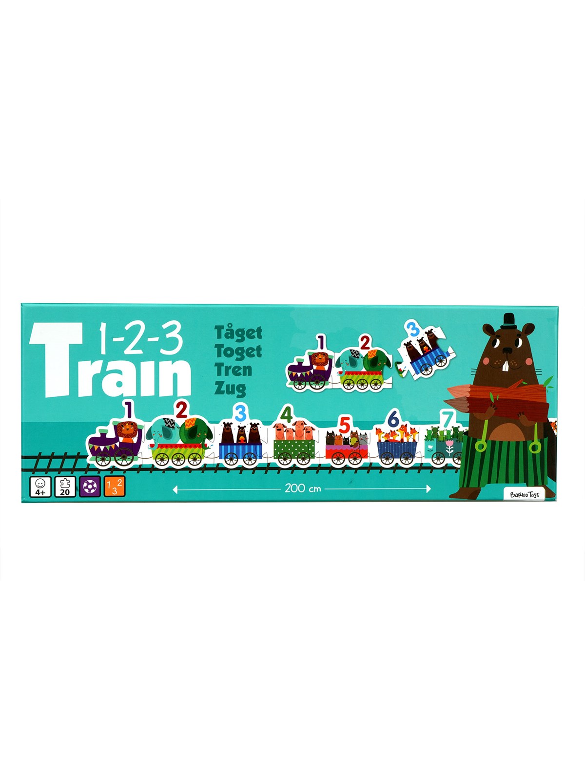 Barbo Classic Puzzle Train - Animal 123 (INT)