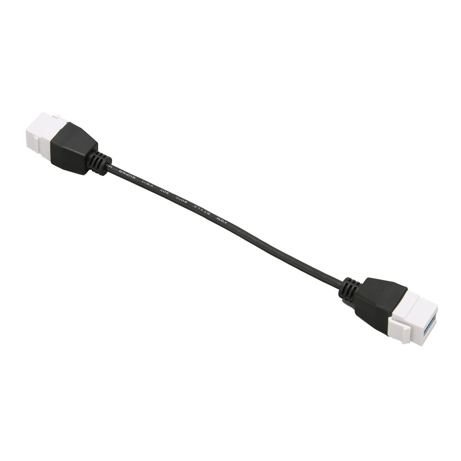 Cocosity USB 3.0 Keystone-aansluiting met kabel en wandplaat adapter