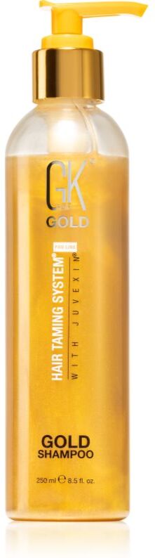 GK Hair Gold Shampoo shampoing hydratant protecteur à l'aloe vera et beurre de karité 250 ml