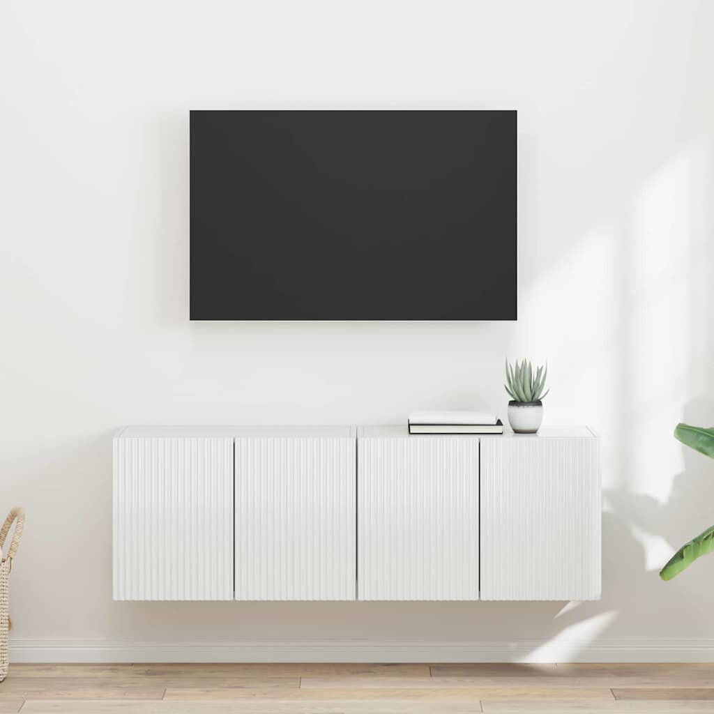 Metro TV Stand for TVs up to 28" High Gloss White 28"