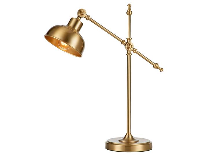 Markslöjd Tischleuchte Grimstad, Messingfarben, Metall, rund, 18x56.5x18 cm, ohne Chemie, Lampen & Leuchten, Innenbeleuchtung, Tischlampen, Tischlampen