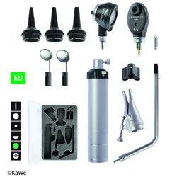 KaWe Basic Set C10/E16, Otoskop und Ophthalmoskop 2,5 V, VL,VL, 6 Blenden