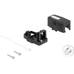 DELOCK 85840 - Keystone Leergehäuse, 1 Port, schwarz