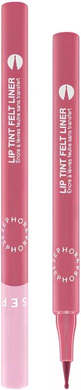 SEPHORA - LIP TINT FELT LINER - Filzlippenstift ohne Abfärben, 1 ml,  Rosewood trace