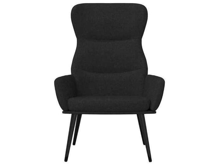 Noir Chaise confortable LEMON Chaise de relaxation Noir Tissu Pour maison/bureau_18814