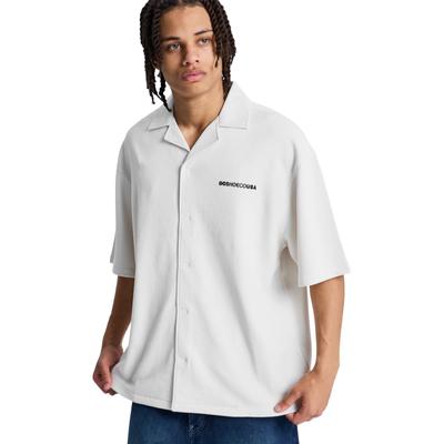 Funktionsshirt DC SHOES "DC Pure Resort", Herren, Gr. S, weiß, Obermaterial: 100% Baumwolle., Shirts Funktionsshirt