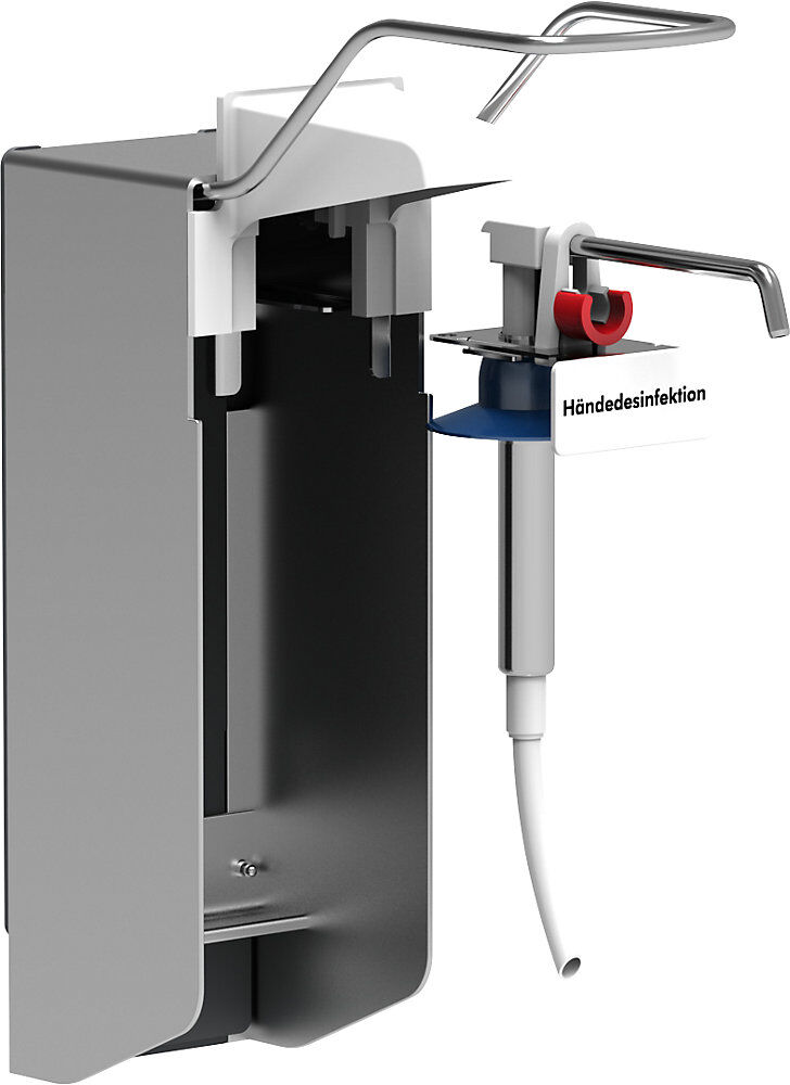 Universalspender, 0,5 l, Wandbefestigung, mit Edelstahl-Armhebel, einstellbare Dosierung CWS