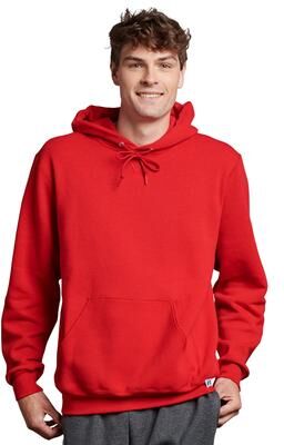Russell Athletic 695HBM Dri Power Hooded Sweatshirt in True Red size Large   Cotton Polyester