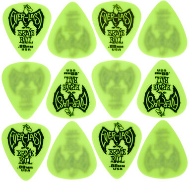 Ernie Ball Everlast Picks 0,88 mm Green Grün