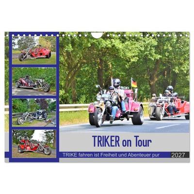TRIKER on Tour (Wandkalender 2027 DIN A4 quer), CALVENDO Monatskalender