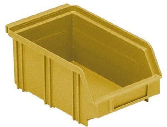 Erro Storage Magazijnbak B2 Stapelbak Geel B/D/H: 9,5 x 16 x 7,5 cm