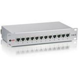 Equip 10" Patch Panel 12-Port 1HE Cat.6, RAL 7035